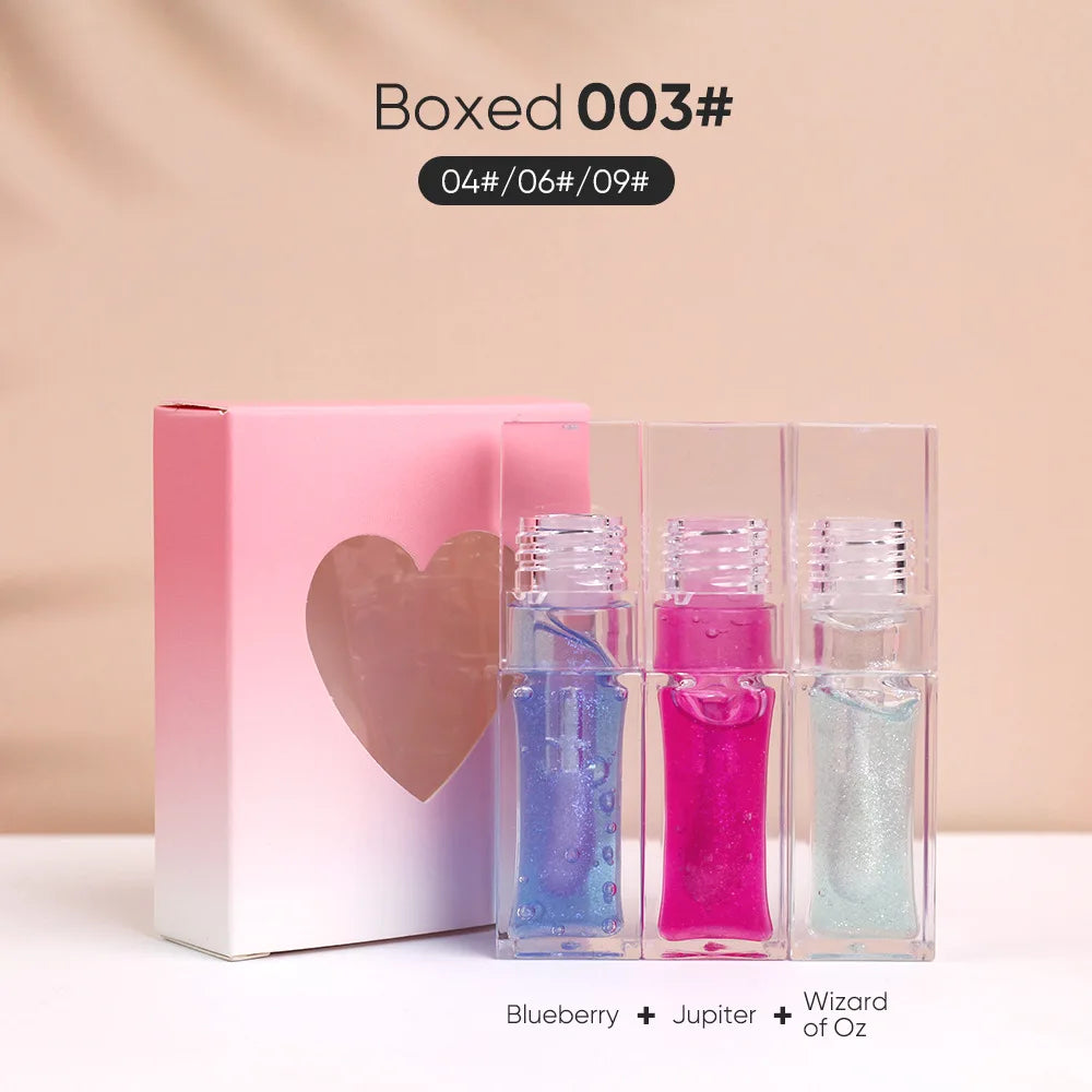 Custom  Your Own Logo  Private Label Lip Gloss Suit  Lip Gloss Set Custom Logo Lip Gloss Kit Low MOQ Moisturizing Lip Gloss