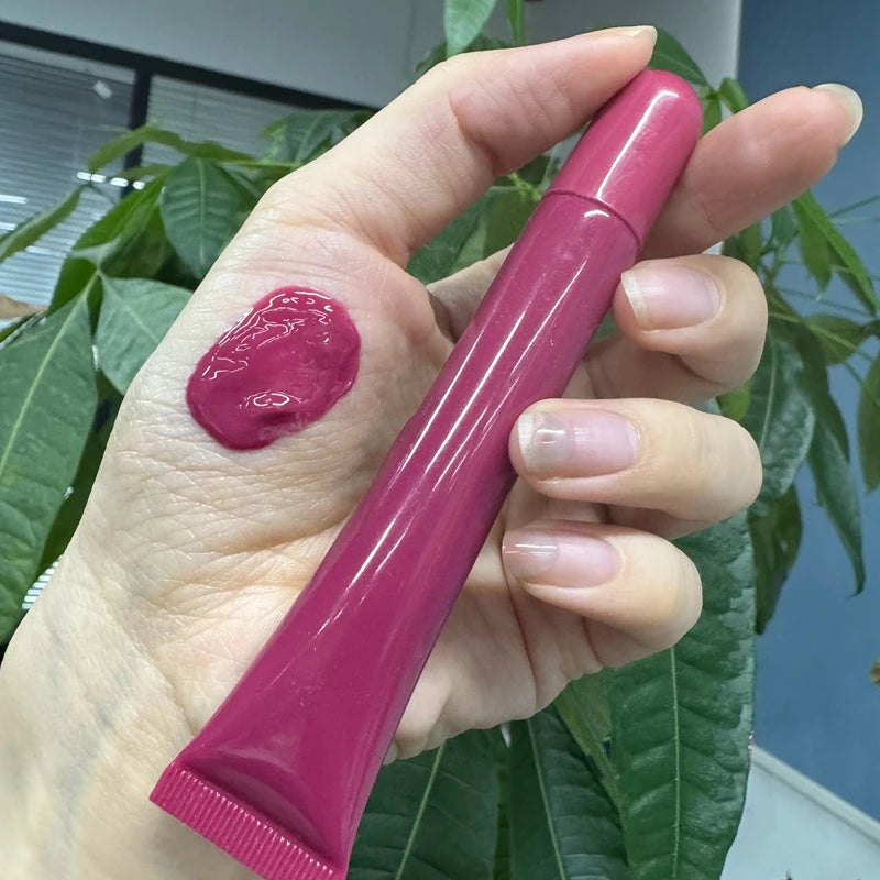 Custom logo Nude Vegan Shimmer Lipgloss Private Label Lip Gloss