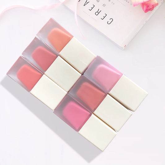 Customized Your Logo 6 Colors Face Makeup Liquid Blusher Long Lasting Natural Brighten Skin Tone Cheek Blush Silky Liquid Blush