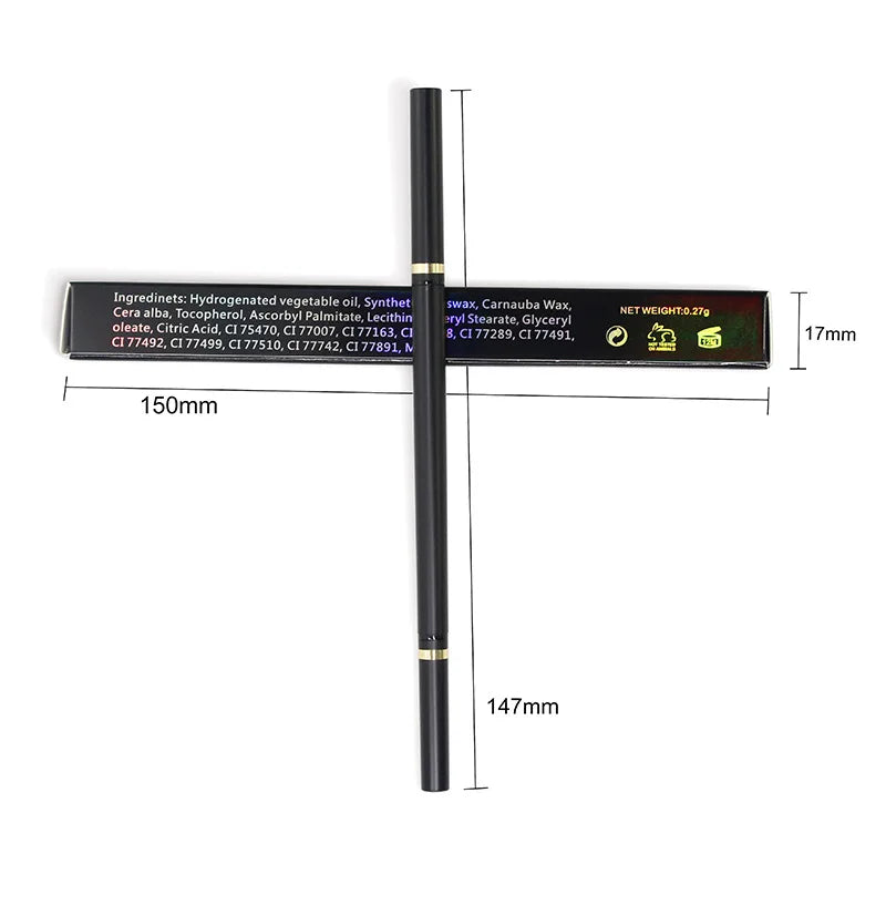 [ Your Private Label ] Custom Label Eyebrow Pencils Slim Waterproof Eyebrow Pencil Waterproof Thin Eye Brow Pencil