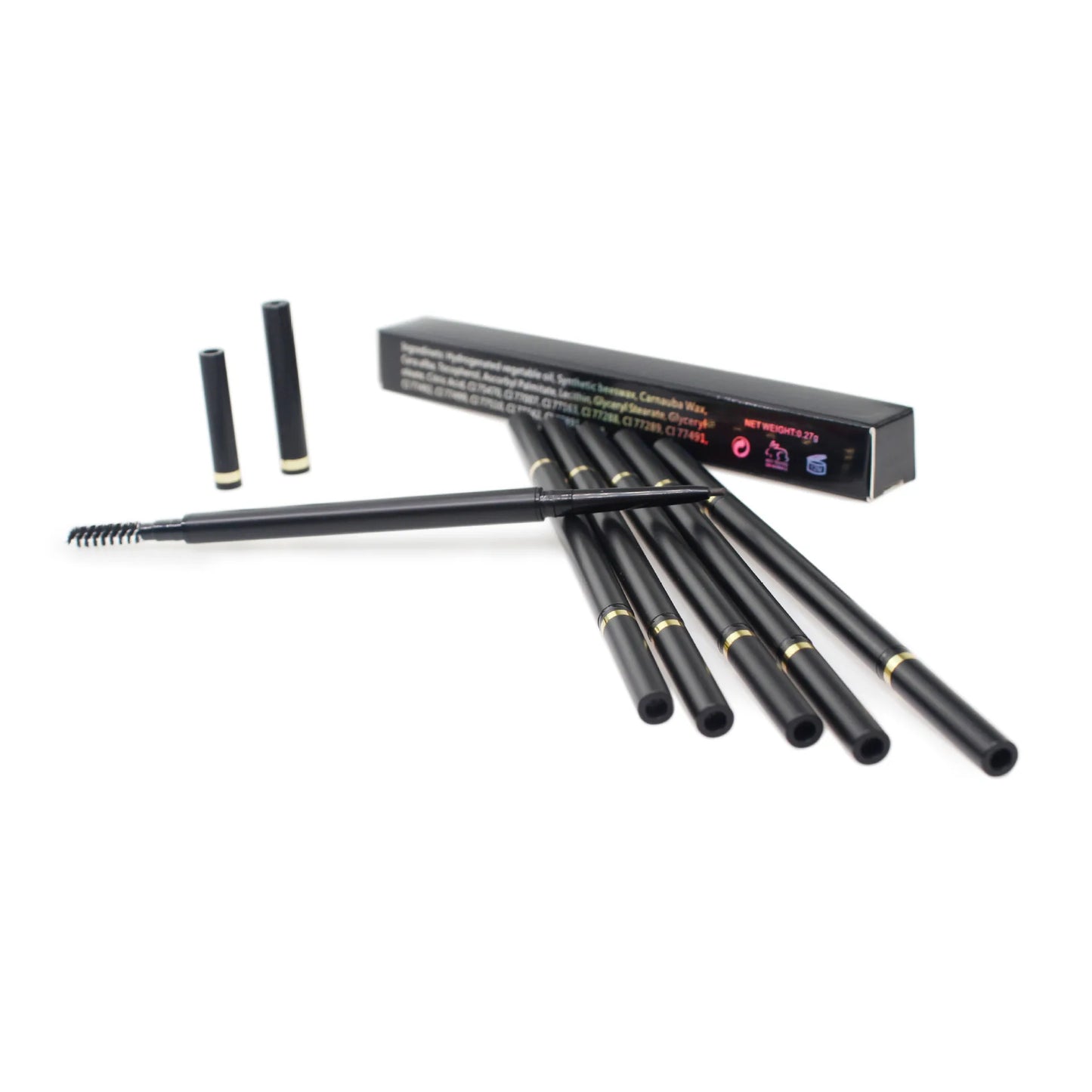 [ Your Private Label ] Custom Label Eyebrow Pencils Slim Waterproof Eyebrow Pencil Waterproof Thin Eye Brow Pencil