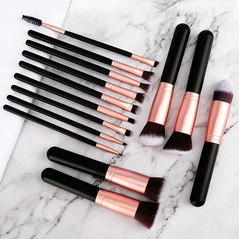 Eyeshadow Professional Brush Sets Makeup 14pcs Makeup Brush Manufacturer Make up Tools Cosmetic Makeup Brushes Kit