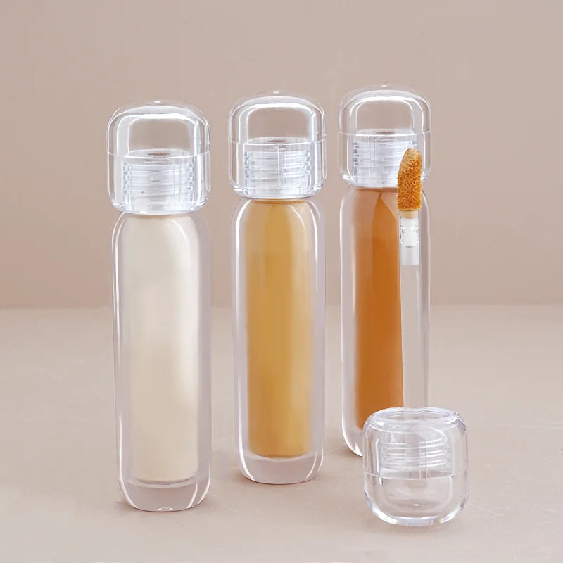 Full Clear Tube Longlasting Vegan Cruelty Free Face Makeup Concealer Private Label Custom Logo High Definition Liquid Concealer