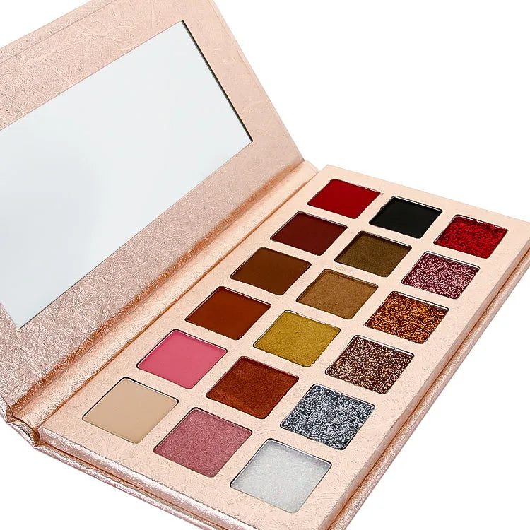 Glitter Oem Nake Wholesale Make Your Own Brand Cosmetics Private Label Eyeshadow Palette Makeup