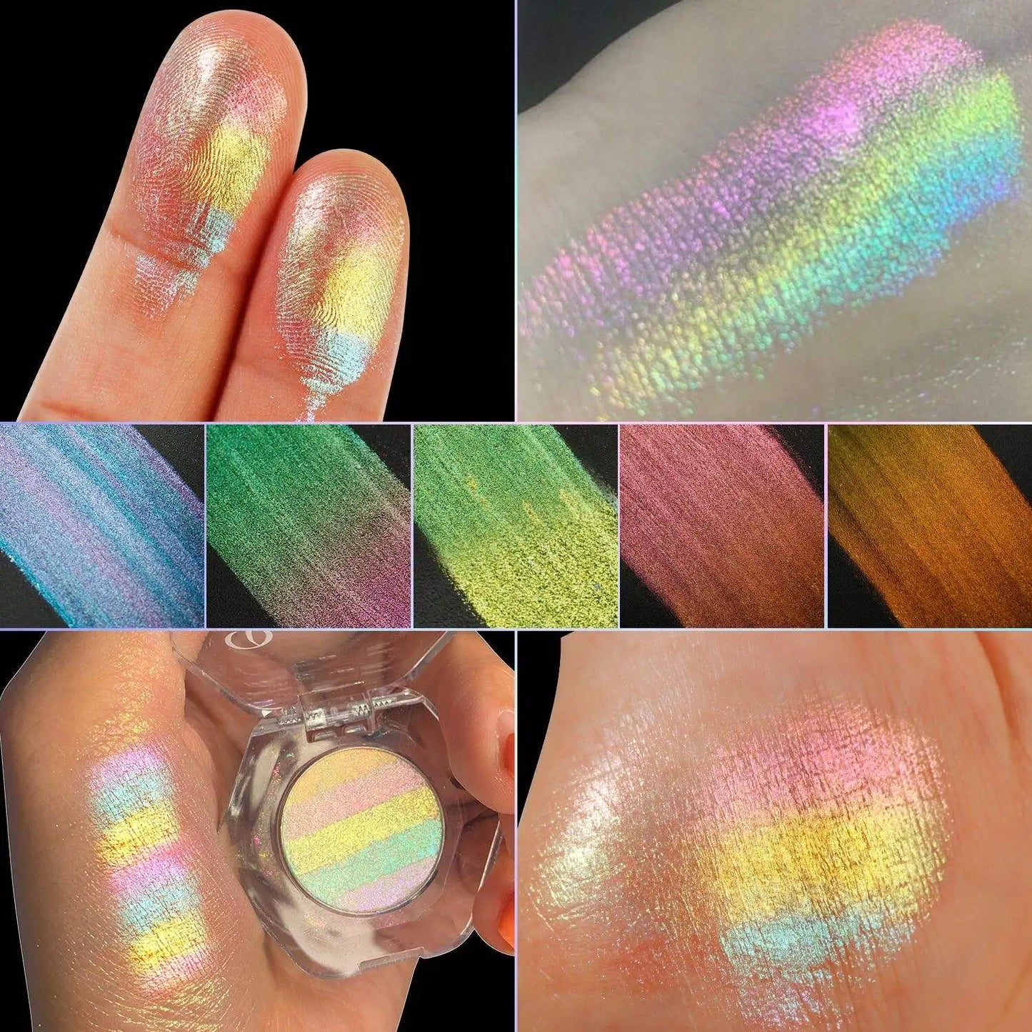 5 color chameleon eyeshadow palette