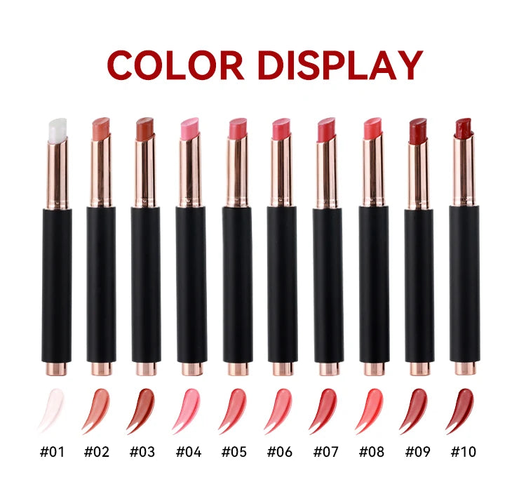 Pressed lipstick pen push-up design