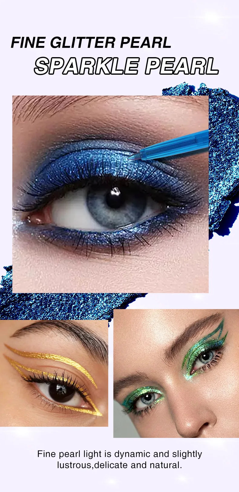 Chameleon gel eyeliner pencil in 6 colors