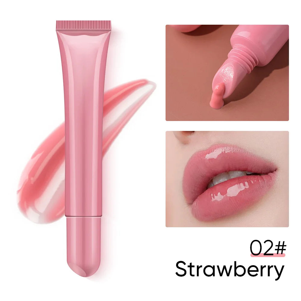 popular lip makeup 5 colors fruit flavors nourishment lip pomade hydrating moisturizing lip gloss