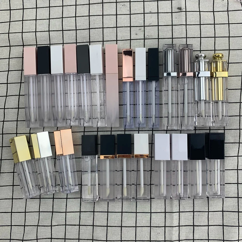 hot sale empty lip gloss tubes cute lipgloss bottle cosmetic packaging container