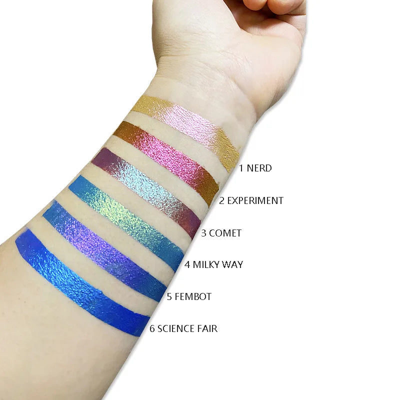 Chameleon glitter liquid eyeshadow 6 colors