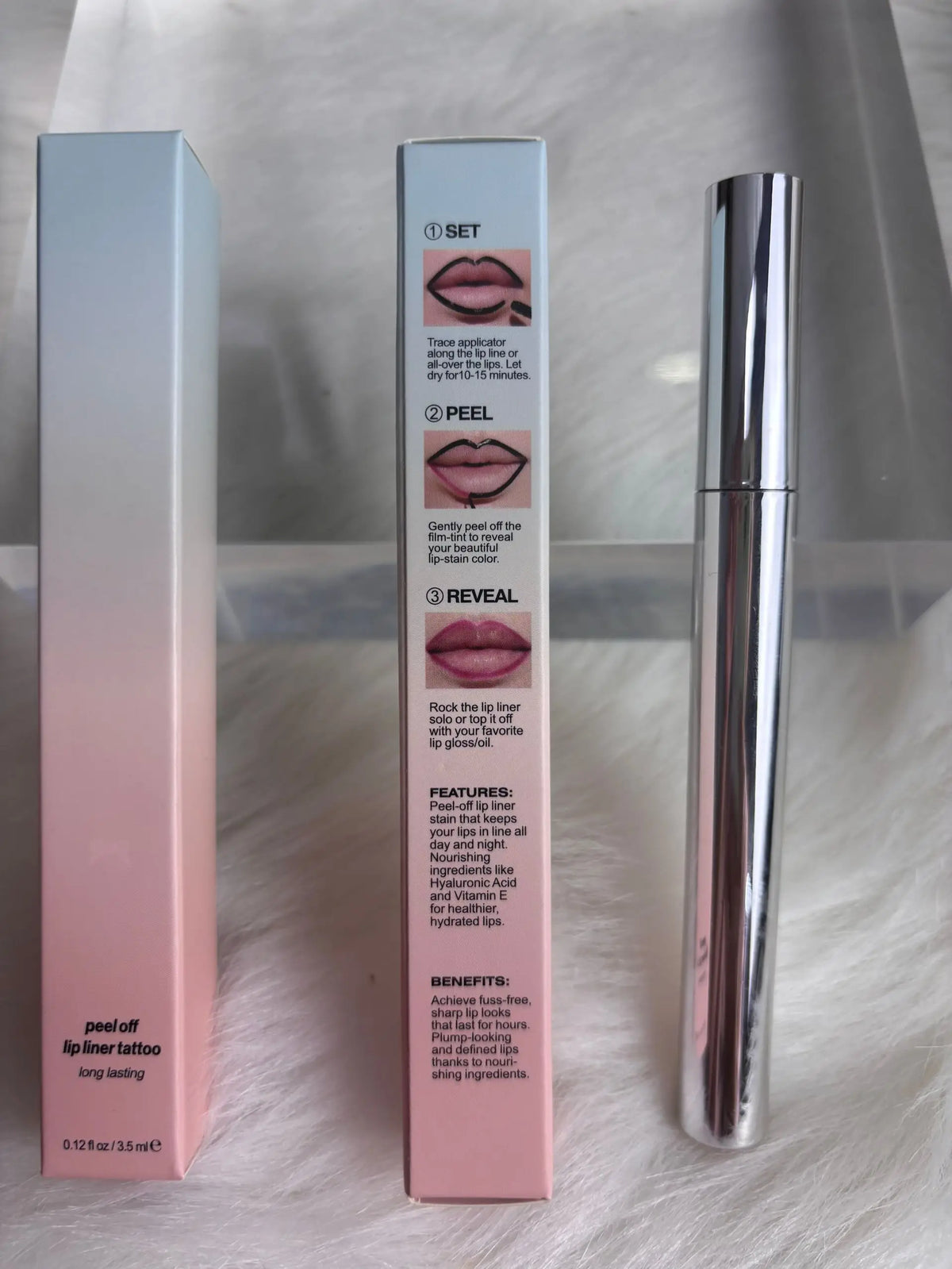 Matte peel-off lip stain lip liner pencil