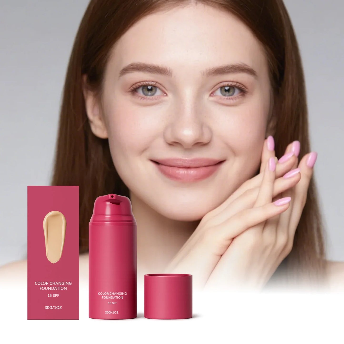 Full coverage waterproof liquid foundation