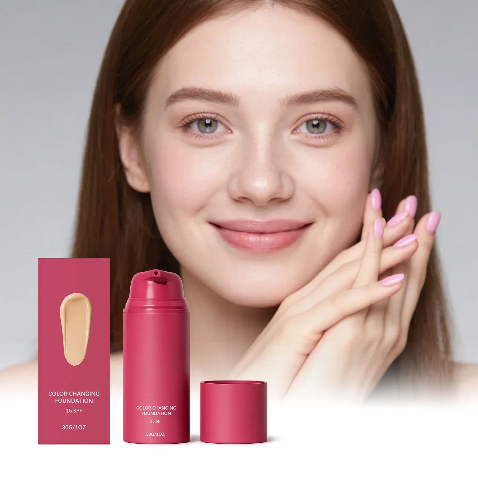 Full coverage waterproof liquid foundation