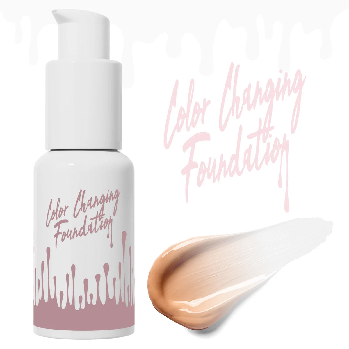 liquid foundation tinted serum vegan cruelty free waterproof face color changing foundation