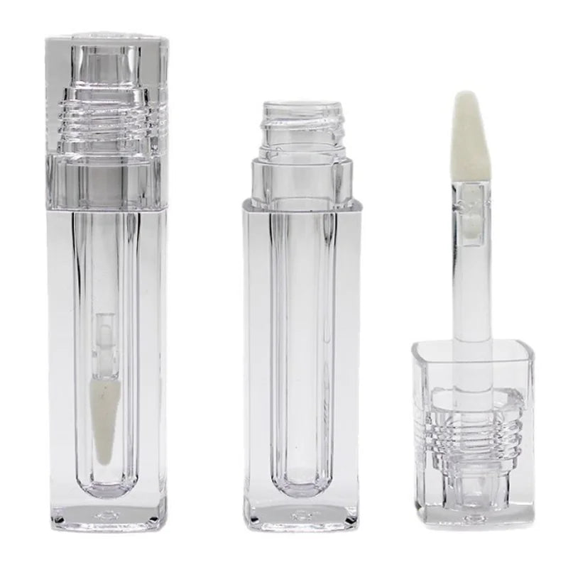 in stock transparent lip gloss tube doe foot lipgloss unique large brush chunky lip gloss tubes packaging