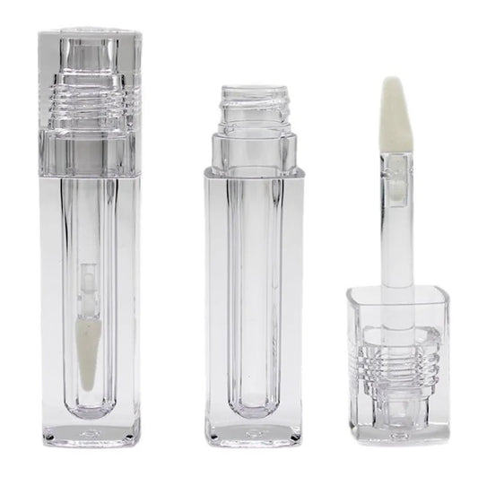 in stock transparent lip gloss tube doe foot lipgloss unique large brush chunky lip gloss tubes packaging