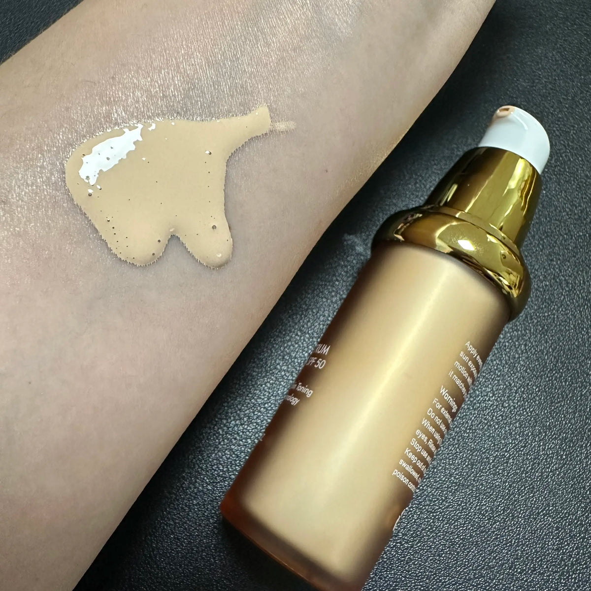 foundation 4 in 1 - color changing foundation, medium spectrum with , hypoallergenic hydrating liquid concealer