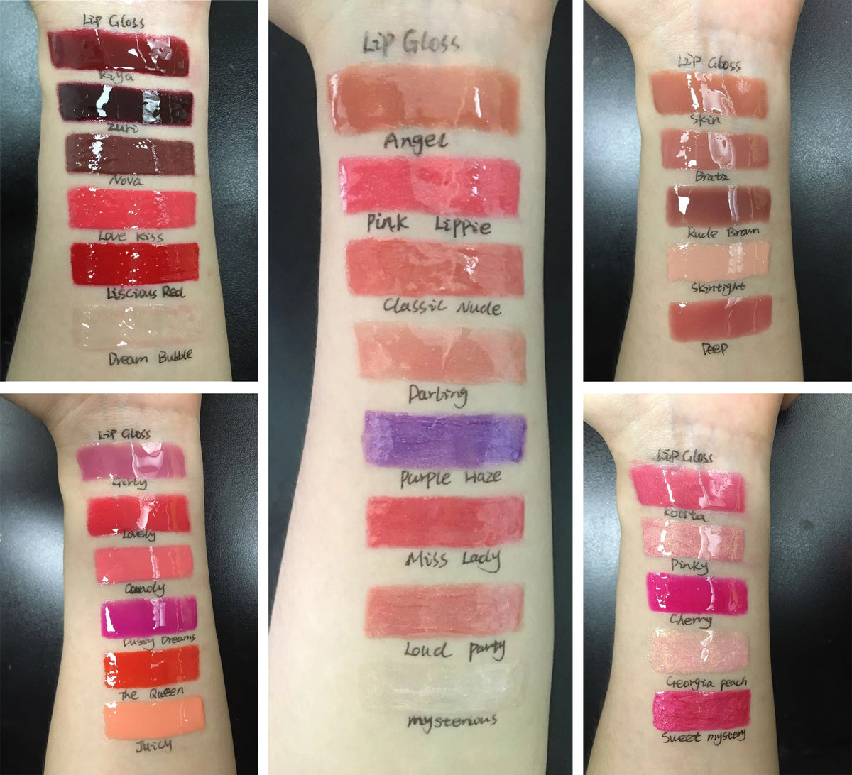 glitter lipstick liquid makeup waterproof lip gloss clear long lasting lipgloss pick colors tube
