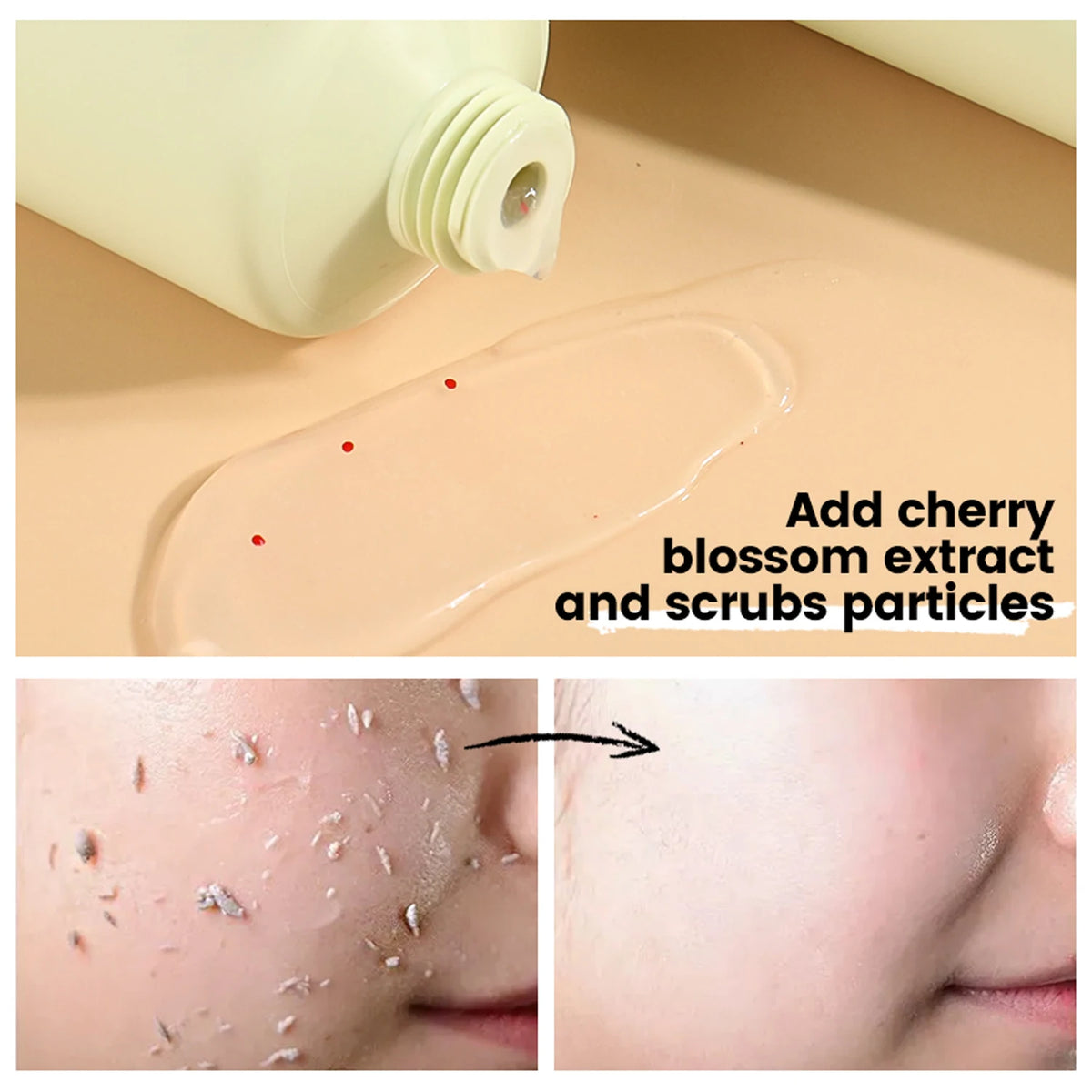 pore facial cleanser skin scrub gel skincare face wash scrub