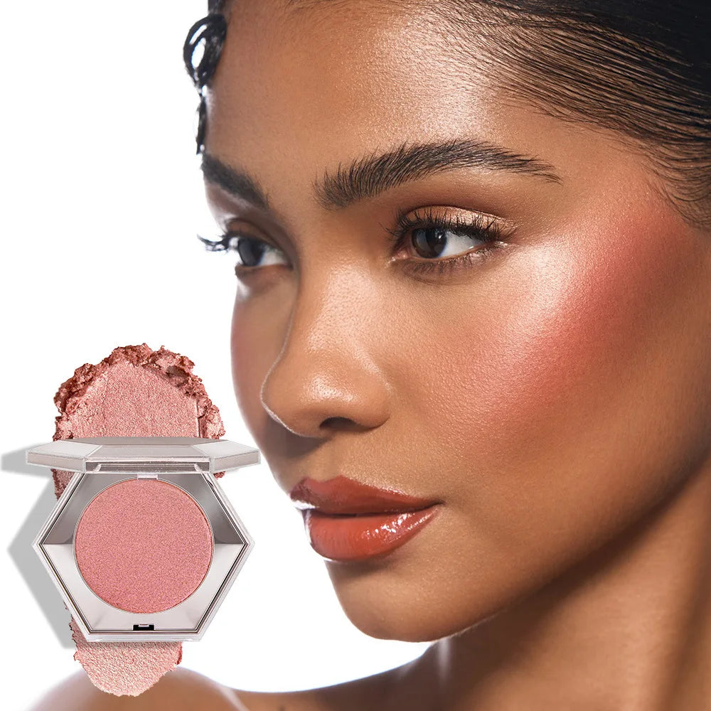 single color shimmer highlighting powder palette face and body makeup high pigment powder highlighter