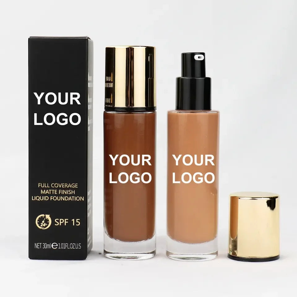 Full coverage liquid foundation