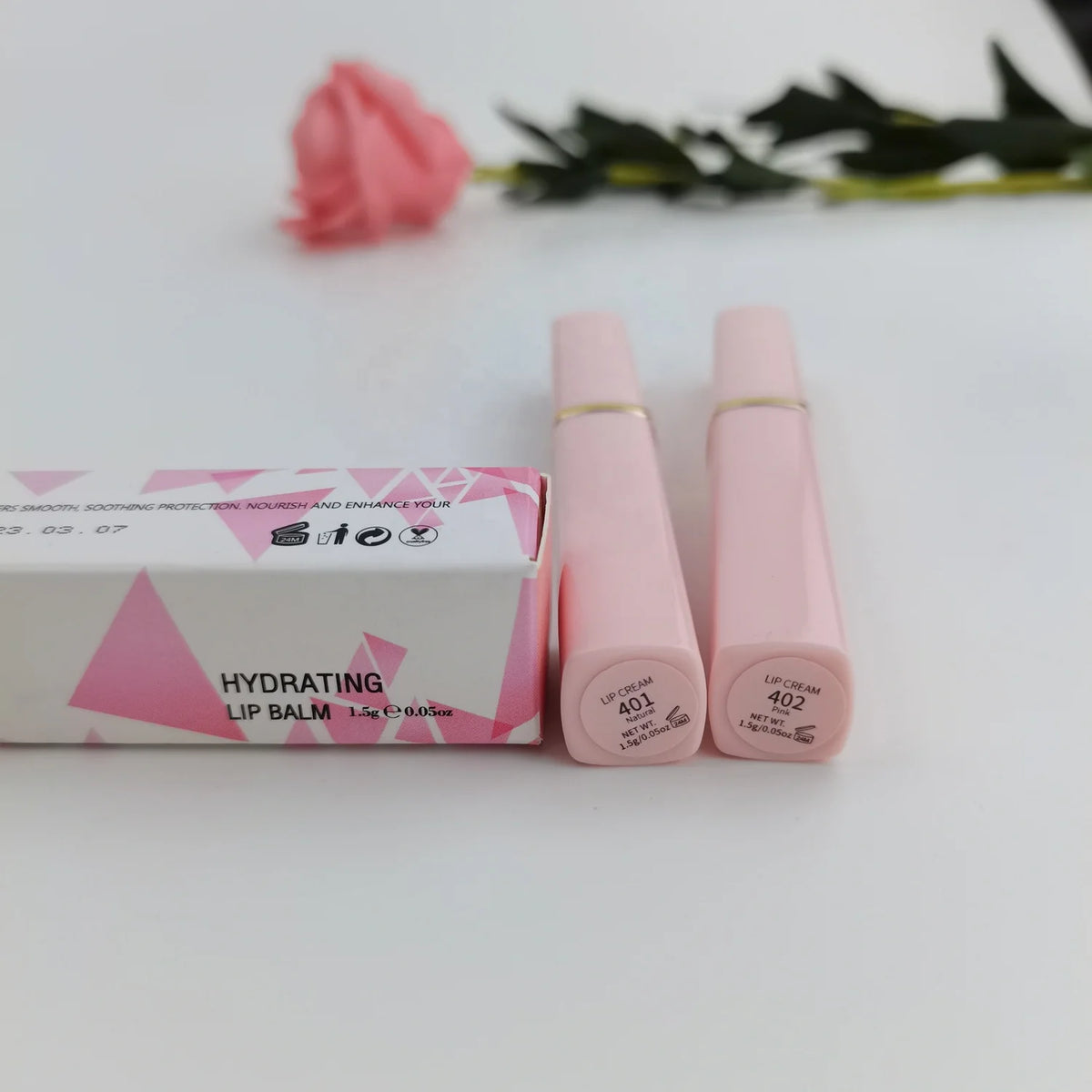 natural pink moisturizing lipstick nourish lip balm for hydrating dry lip