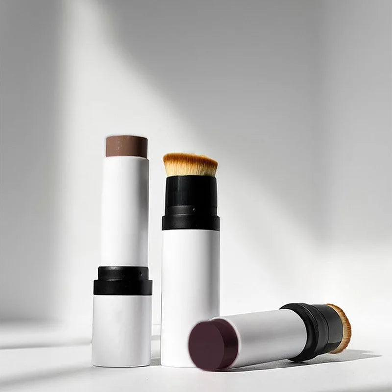 professional vegan 10 colors concealer stick full coverage matte smooth concealer with brush