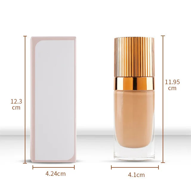 Waterproof matte full-coverage liquid foundation