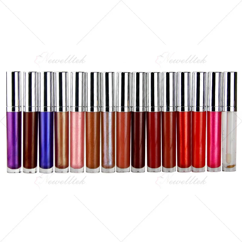 shimmer glitter lip gloss hydrating vegan cosmetics with your brand lip gloss