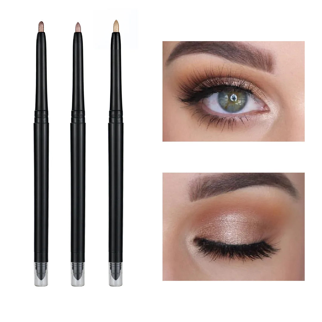 vegan cream shimmer eye shadow stick pencil high pigment glitter eyeshadow multichrome eyeshadow pen