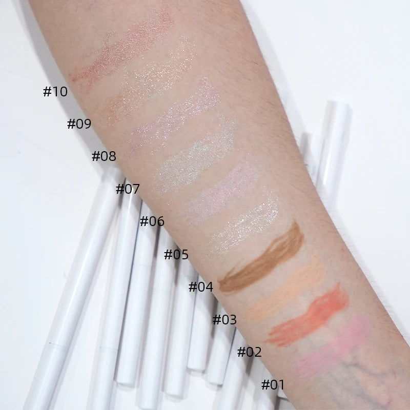 Silkworm eye makeup pen 10 colors