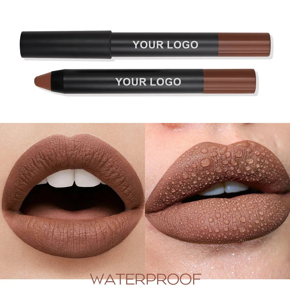 soft creamy waterproof vegan gel lip liner long lasting lip pencil liner matte crayon lipstick