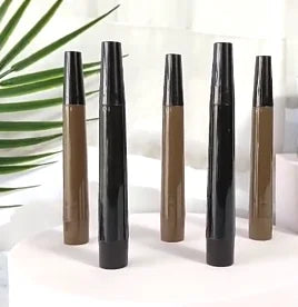 3d eyebrow pen waterproof 4 fork tips eyebrow tattoo pencil long lasting professional liquid eye brow pen