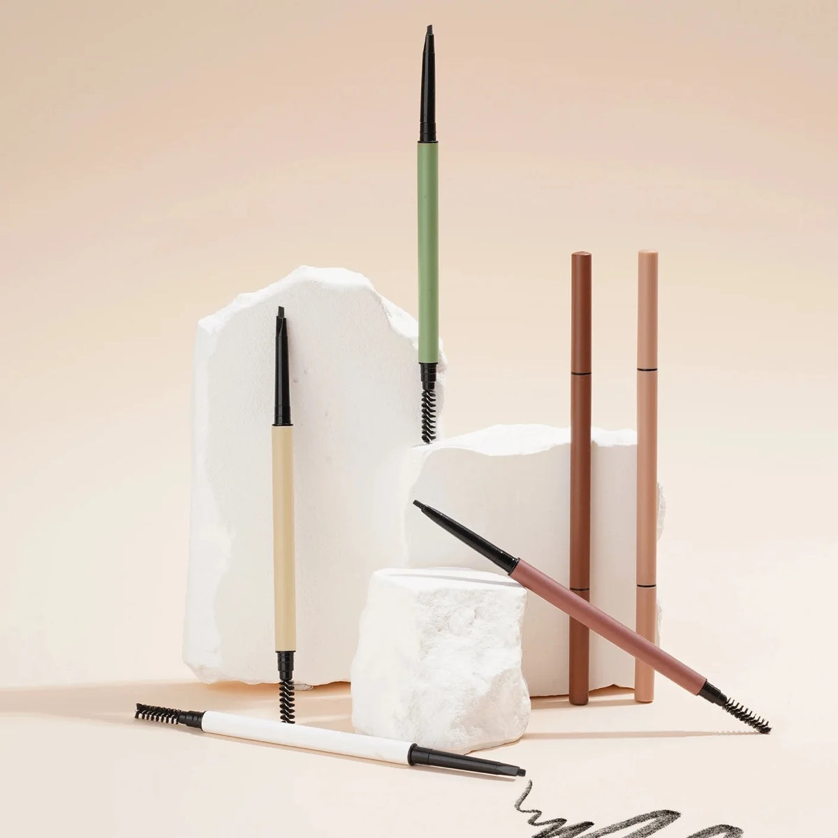 brow double sided pencil nude definer shaping waterproof natural vegan pen eyebrow pencil