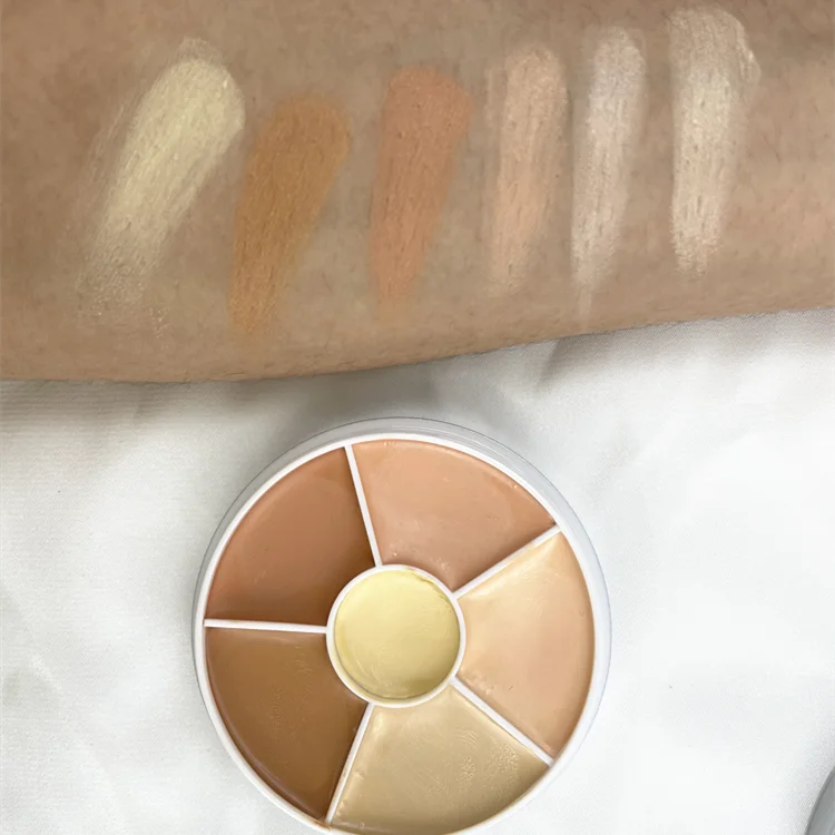 high quality professional face makeup cosmetics vegan waterproof cream concealer makeup concealer palette