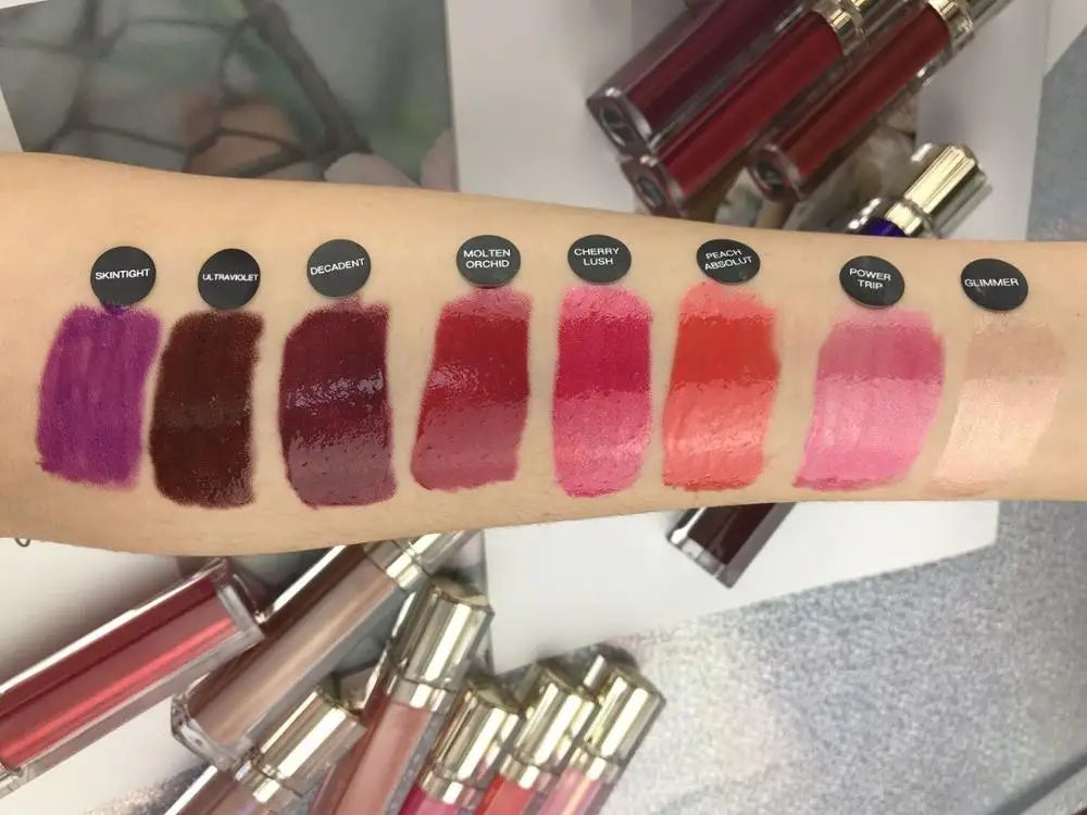 glitter waterproof set stick tint lipgloss liquid matte lip gloss lipstick