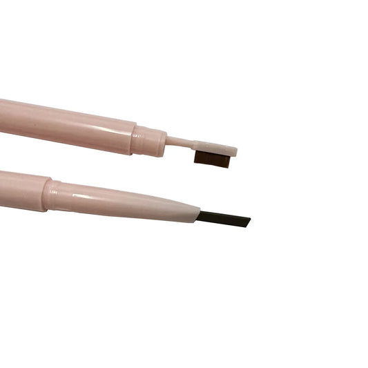new out waterproof 6 colors double-head eyebrow pencil smooth eyebrow makeup pencil with brush