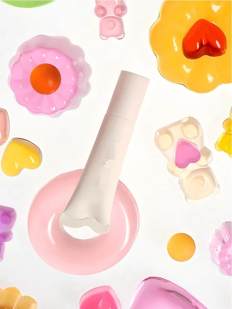 silicone squeeze lip balm tubes empty soft plastic packaging for lip oil lipgloss lip gloss tube plastic applicator