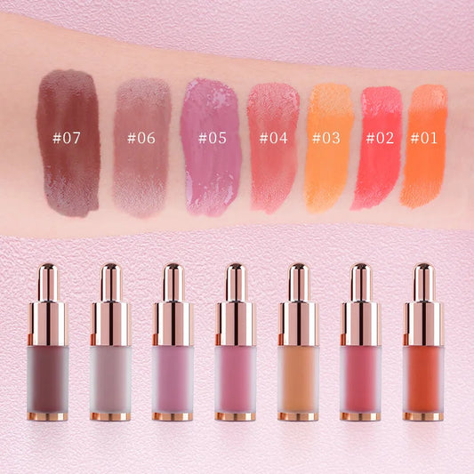 hot selling 7 colors liquid blush natural glow color smooth matte blush