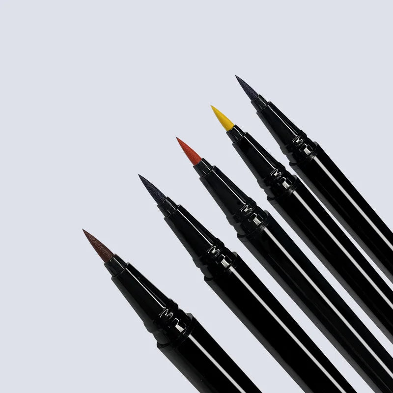black pencil 21 colors waterproof long lasting vegan liquid eyeliner