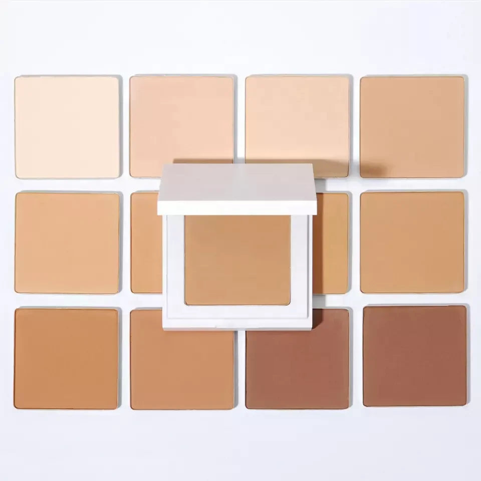 13 colors cosmetics skin compact powder face pressed setting powder