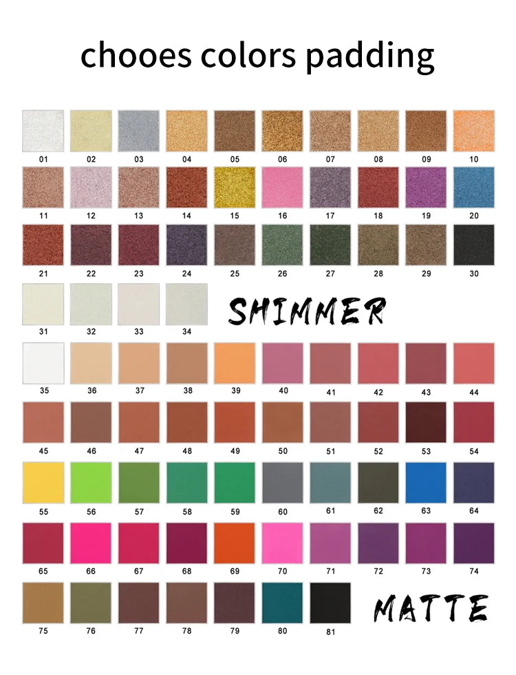 9-color macaron square eyeshadow palette