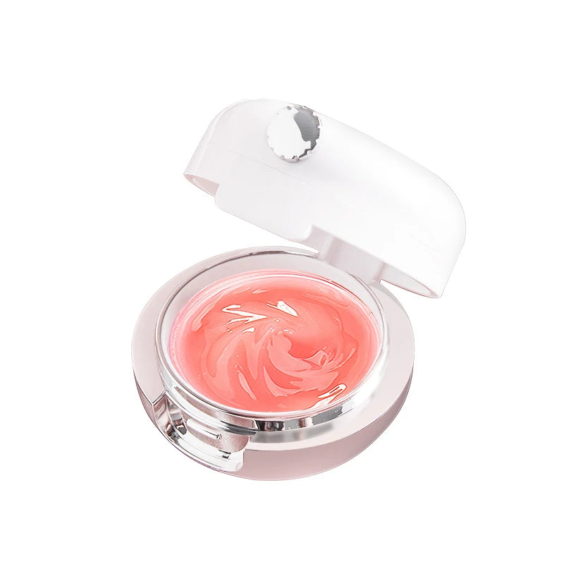 cream pink lip care gel mask balm jar lip gloss organic hydrating lip sleeping mask