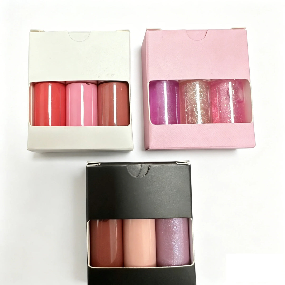 diy 3 in 1 lip gloss set lip gloss set matte liquid lipstick set choose your liked colors for filled in 3 ml tube