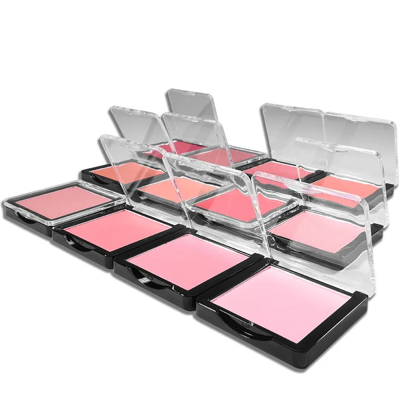 square container 12 colors cream blush single shade compact long lasting blush palette
