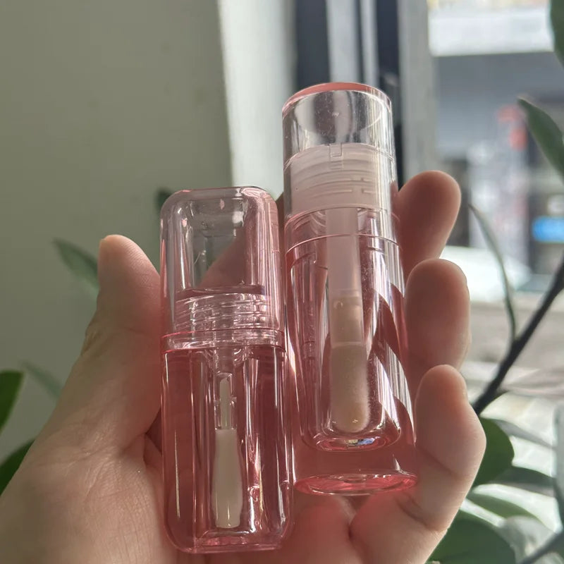 in stock transparent lip gloss tube doe foot lipgloss unique large brush chunky lip gloss tubes packaging