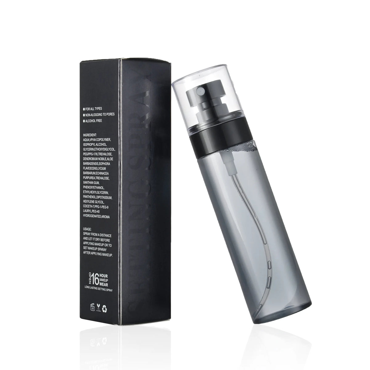 vegan dewy makeup setting spray long lasting waterproof mist makeup fixing cosmetics setting spray