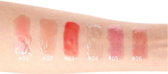 natural mint moisturizing shiny lip gloss 3d volume crystal jelly color toot lip gloss