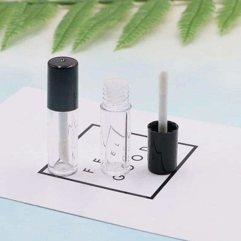 diy mini 1.2ml hydrating moisturizing lip gloss shiny lip protector matte lipstick