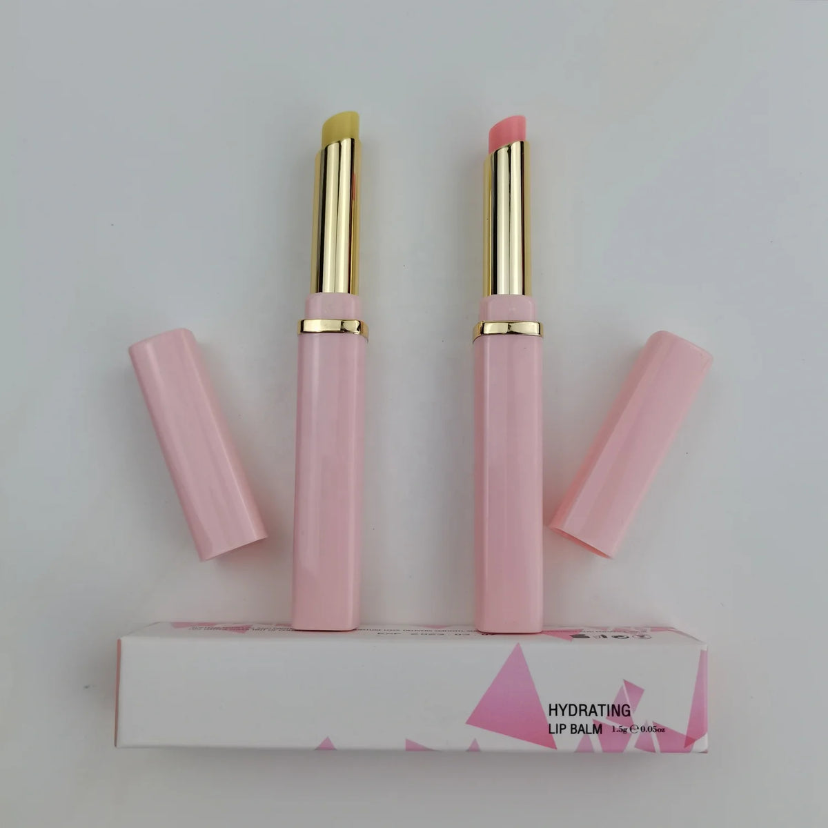 natural pink moisturizing lipstick nourish lip balm for hydrating dry lip